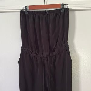 Banana Republic 4P Black Strapless Jumpsuit